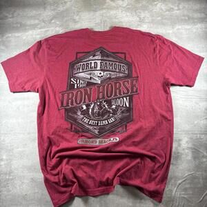 Vintage iron horse saloon choppers tee
